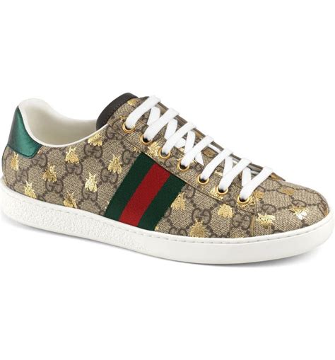 gucci sneakers with bees.